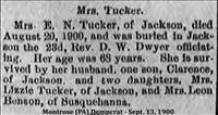 Tucker, Mrs. E. N